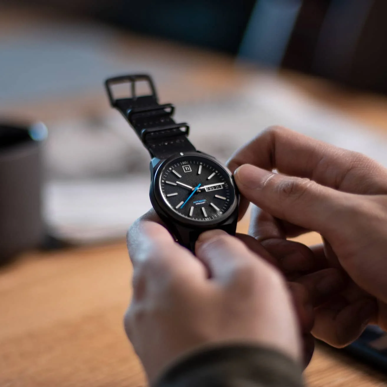 Ti Field Watch / Automatic / Black - Image 5