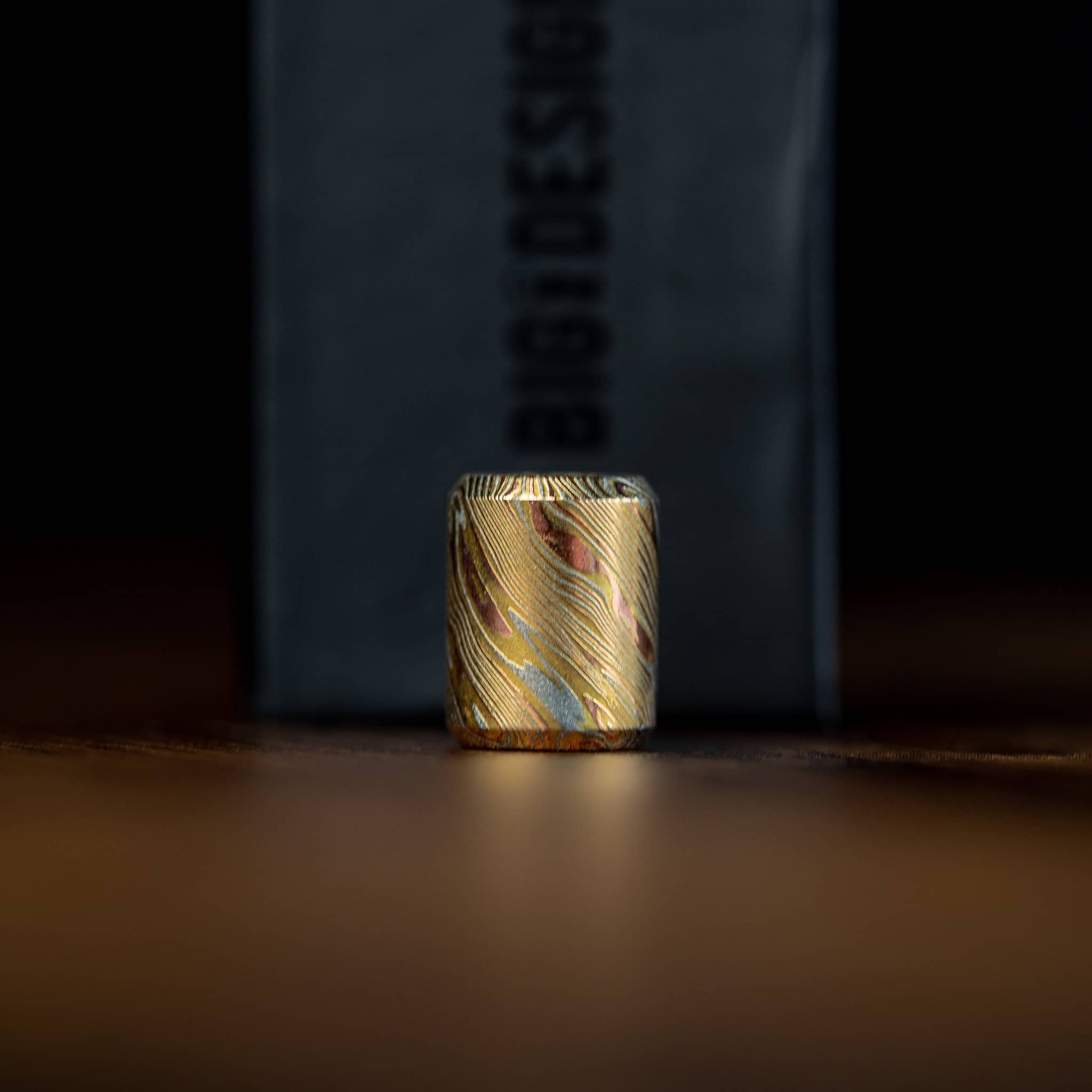 Damascus Lanyard Bead - Image 4