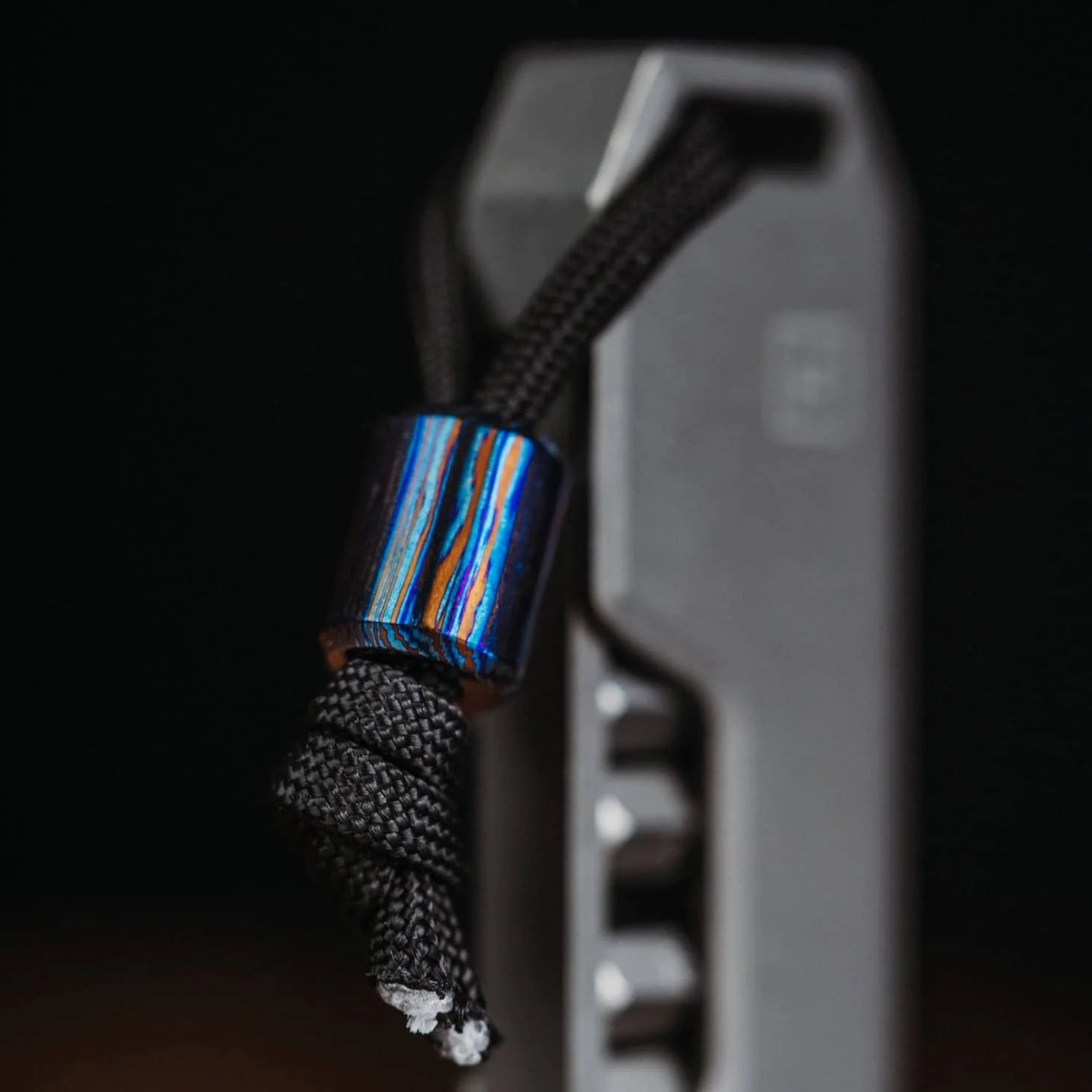 Damascus Lanyard Bead - Image 7