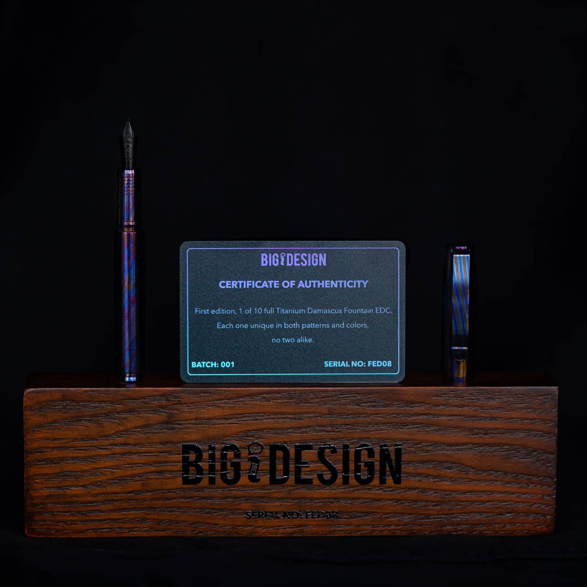 Fountain EDC - Full Titanium Damascus - Image 3