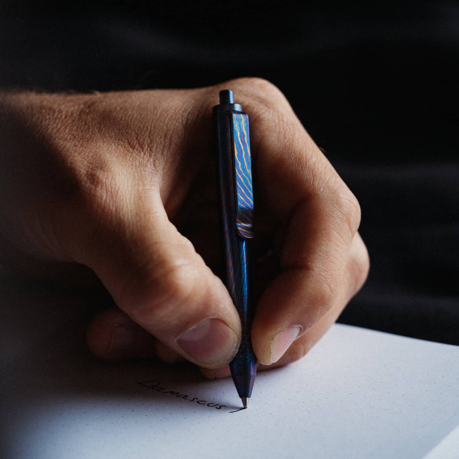 Mini Click - Full Titanium Damascus - Image 4