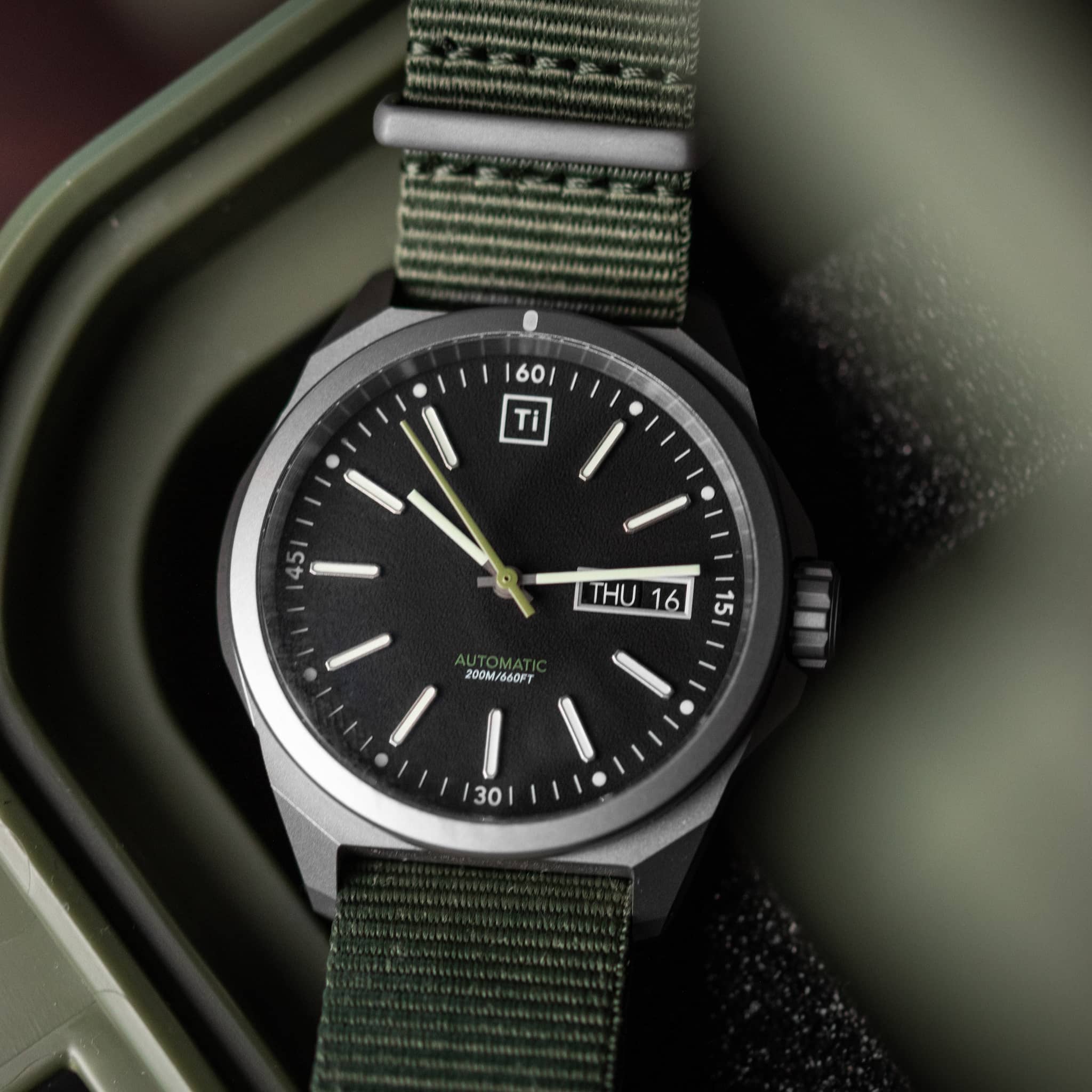 Ti Field Watch / Automatic / Stonewashed - Image 10