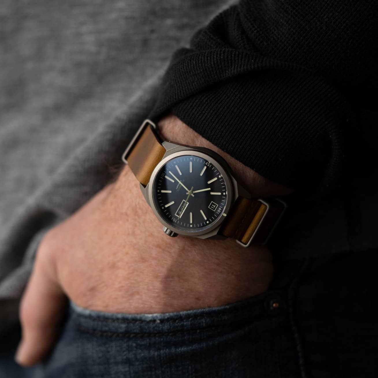 Ti Field Watch / Automatic / Stonewashed - Image 4