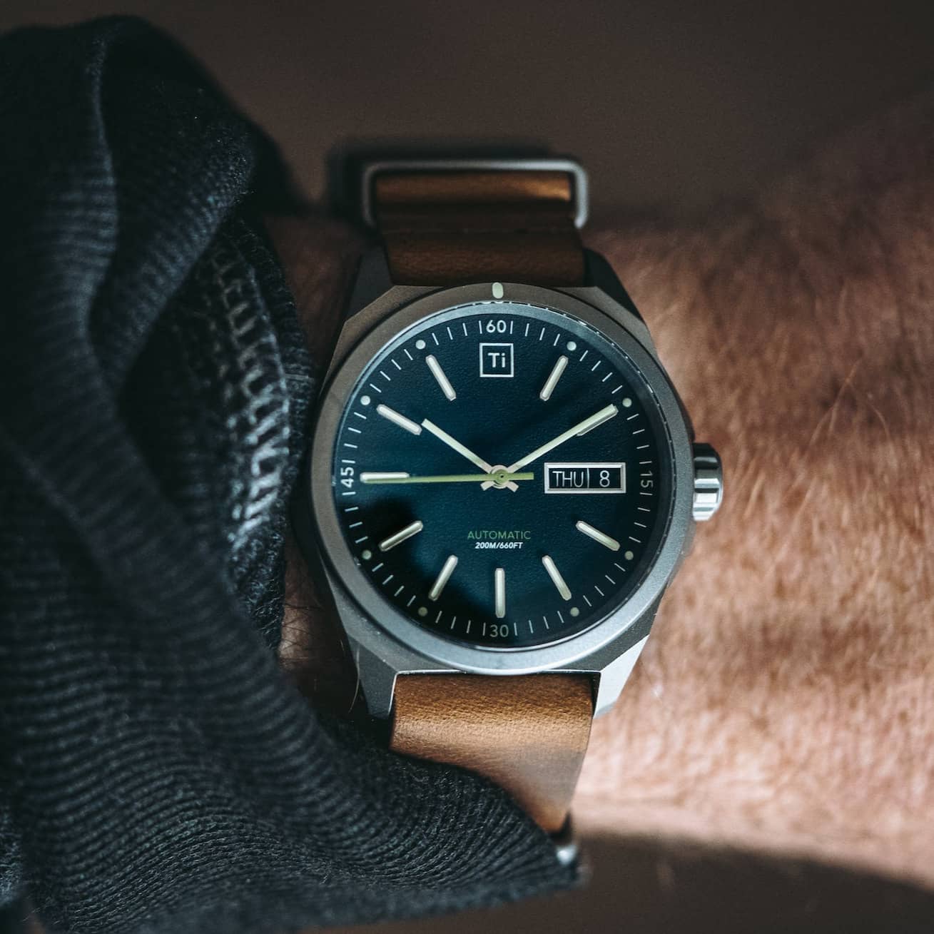 Ti Field Watch / Automatic / Stonewashed - Image 5
