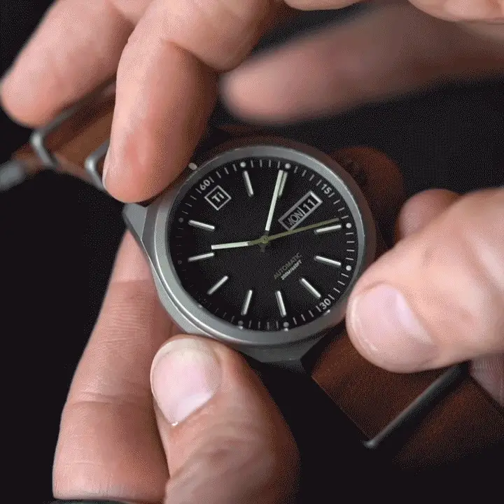 Ti Field Watch / Automatic / Stonewashed - Image 9