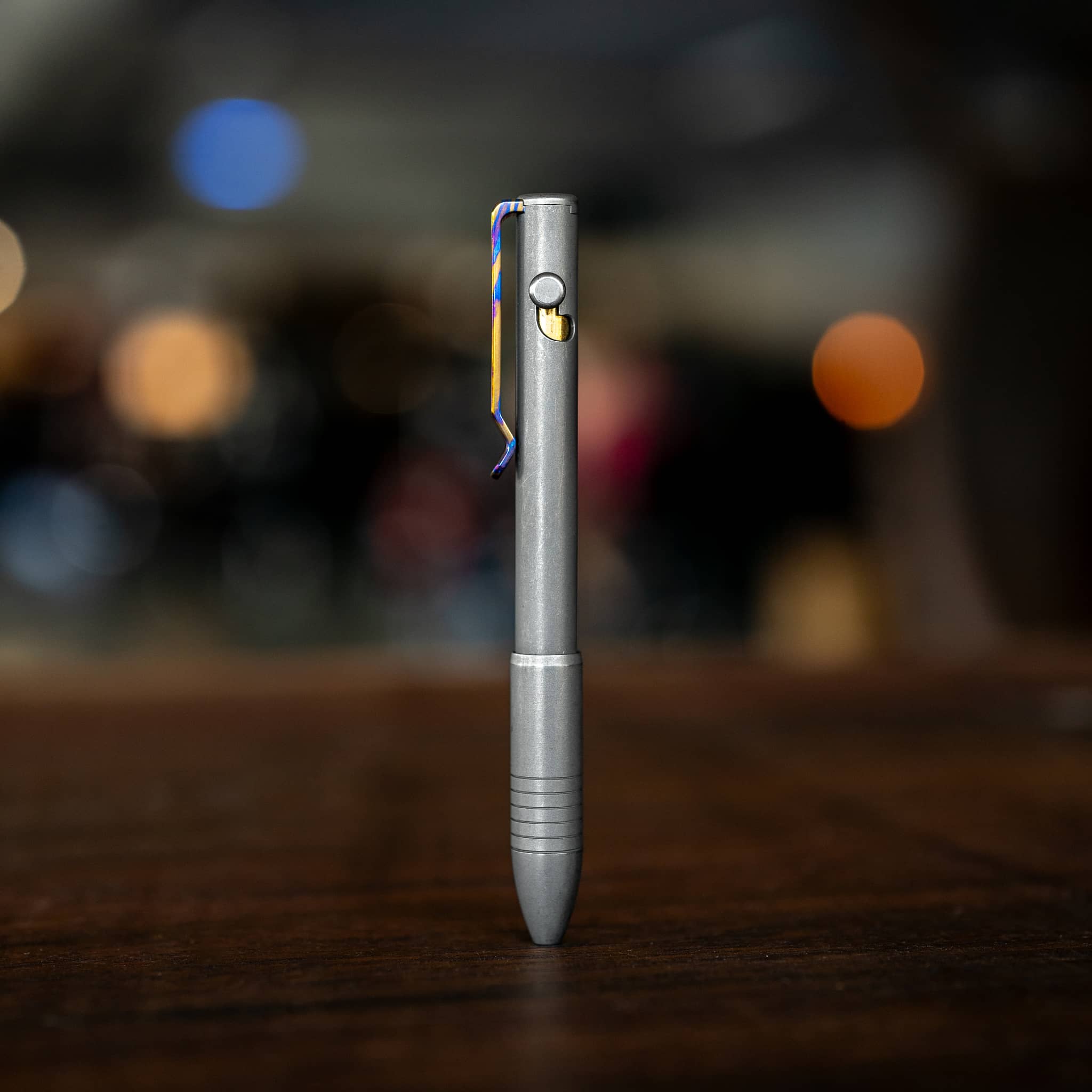 Titanium Damascus CNC Milled Pocket Clip - Image 5